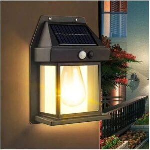 Lampes solaires pour cour ,Applique murale solaire, appliques LED d'extérieur étanches IP65