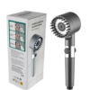 Pommeau de douche à 4 modes,arrêt à une touche, pommeau de douche à massage de l'eau avec élément filtrant