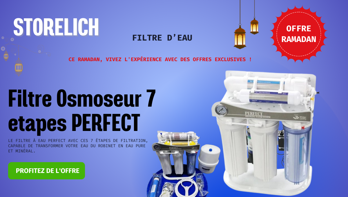 Filtre Osmoseur 7 etapes PERFECT